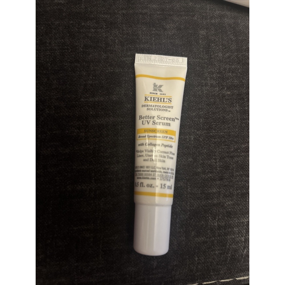 Kiehl's Better Screen UV Serum Sunscreen SPF50+ 15ml New